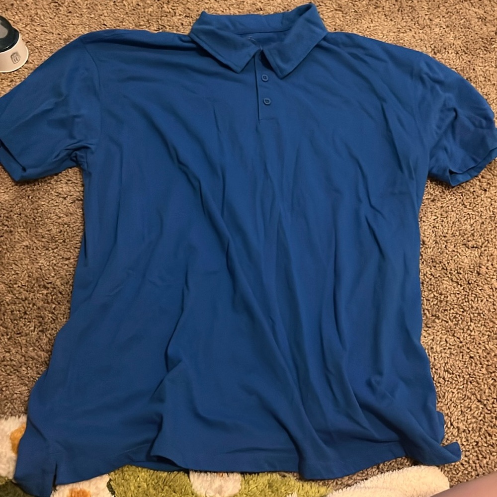 True Classic Men's Blue Polo Shirt